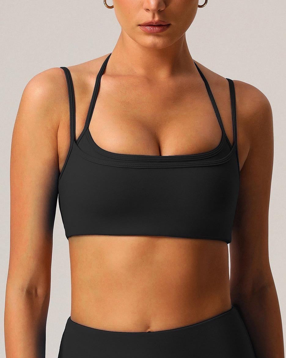 Brassière noir doublée