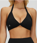 Brassière noir croisée